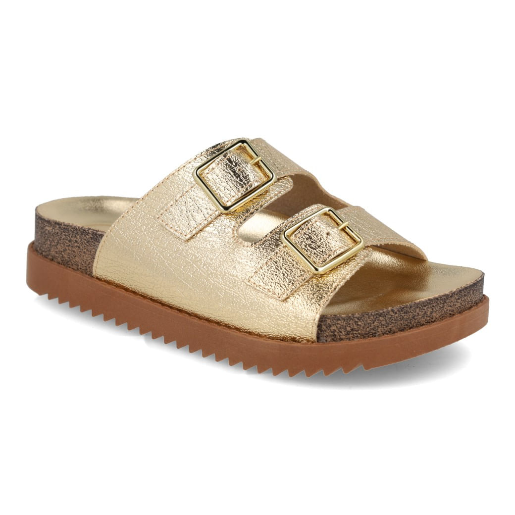 Moleca Tamanco 24-5500105-66 Dourado Metalizado Comfy Plus_6_999999992636804_